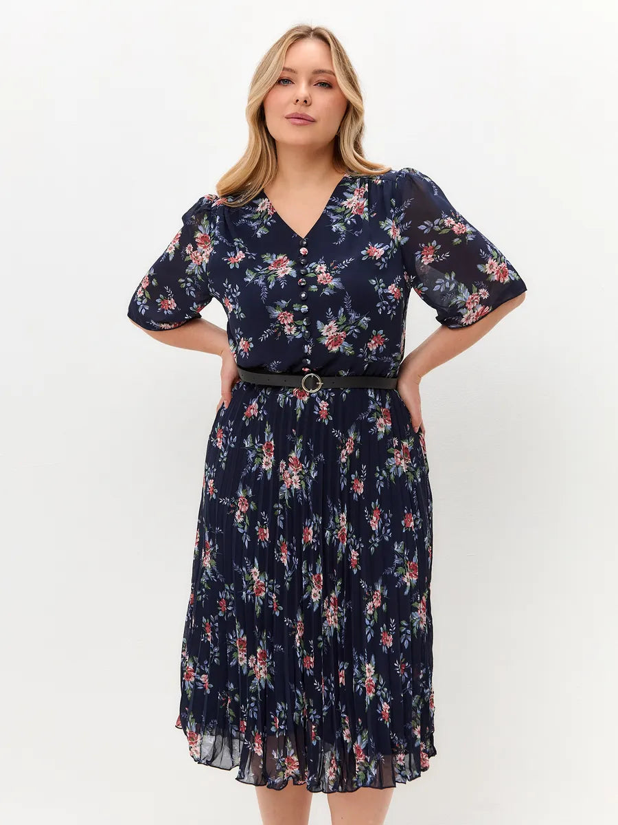 🌸💥【S-5XL】Nowa elegancka sukienka z nadrukiem