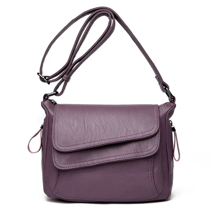 👜✨ Elegáns válltáska kiváló minőségű, puha bőrből, slágertermék női táska