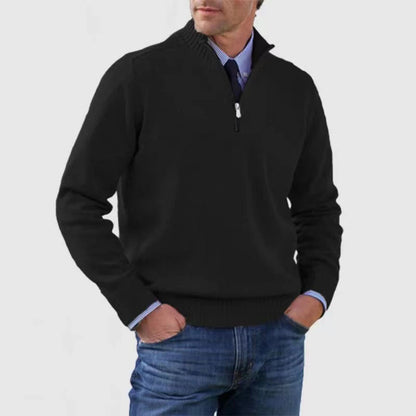✔😃【L-5XL】Népszerű meleg cipzáras pulóverek ősszel és télen