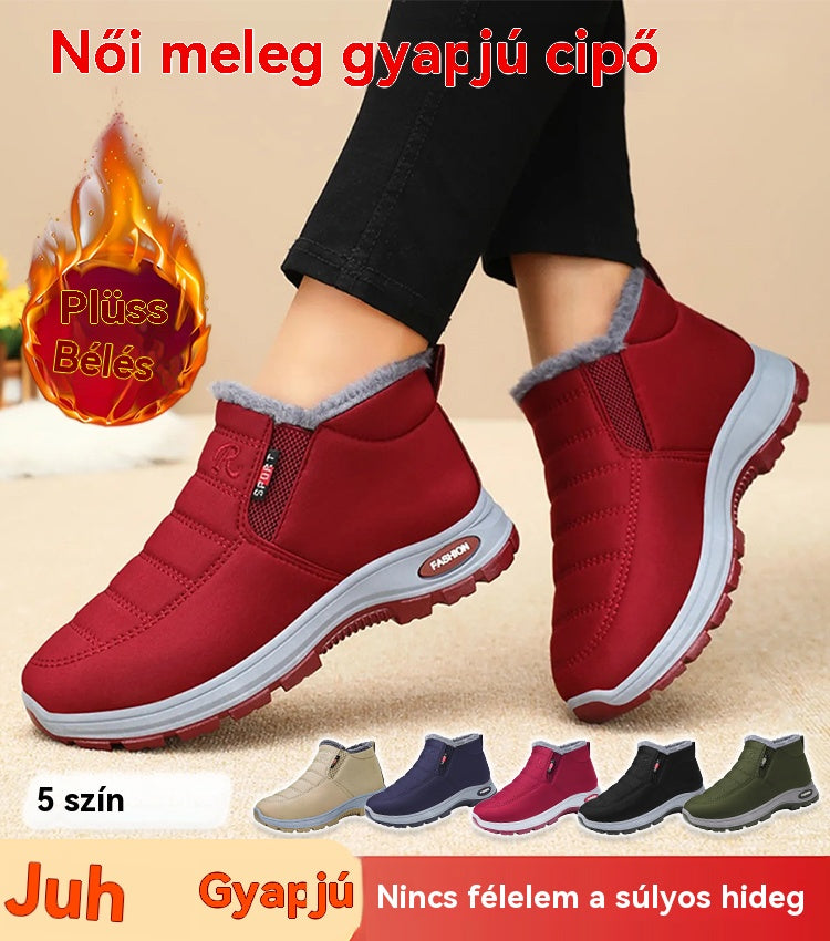 🔥💖【35-48】Unisex téli csizma plüss béléssel - meleg, kényelmes és csúszásmentes hideg időjárásra