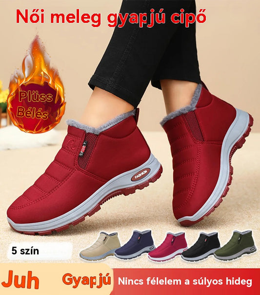🔥💖【35-48】Unisex téli csizma plüss béléssel - meleg, kényelmes és csúszásmentes hideg időjárásra
