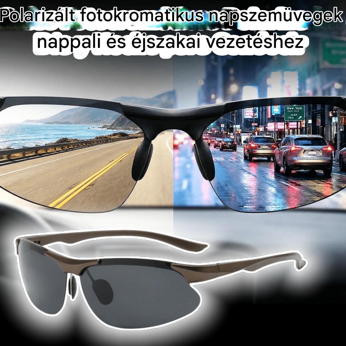 【50% kedvezmény】🕶️ Polarizált fotokromatikus nappali és éjszakai vezetési szemüveg 🚗