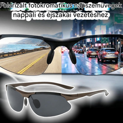 【50% kedvezmény】🕶️ Polarizált fotokromatikus nappali és éjszakai vezetési szemüveg 🚗