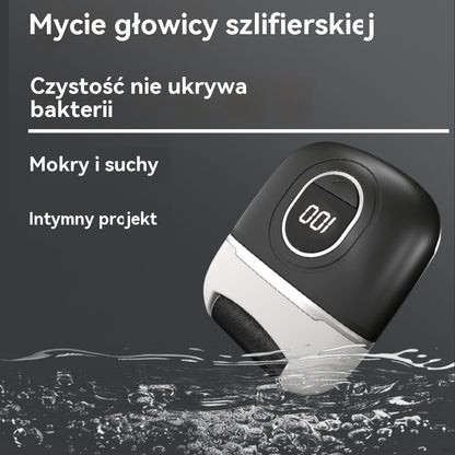 ✨🦶🛁 Nowy elektryczny szlifier do stóp, usuwanie martwej skóry z paznokci, elektryczny szlifier do stóp do pedicure
