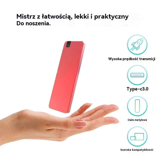 ⚡ Dysk twardy USB 3.0 wielofunkcyjny o wysokiej prędkości (srebrny) | Szybkie transfery, duże kompatybilność, bezstresowe magazynowanie 💻📦