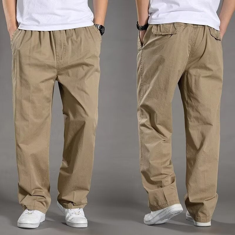 😎👖【Különleges ajánlat🔥】Férfi nagyméretű, casual cargo nadrág – bő és kényelmes