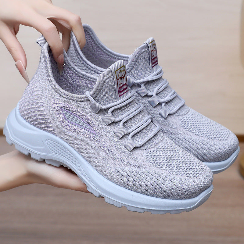✨【35-41】Nowe obuwie damskie na wiosnę/lato: oddychające, lekkie i wygodne buty spacerowe z dzianiny – idealne dla mam w średnim i starszym wieku.