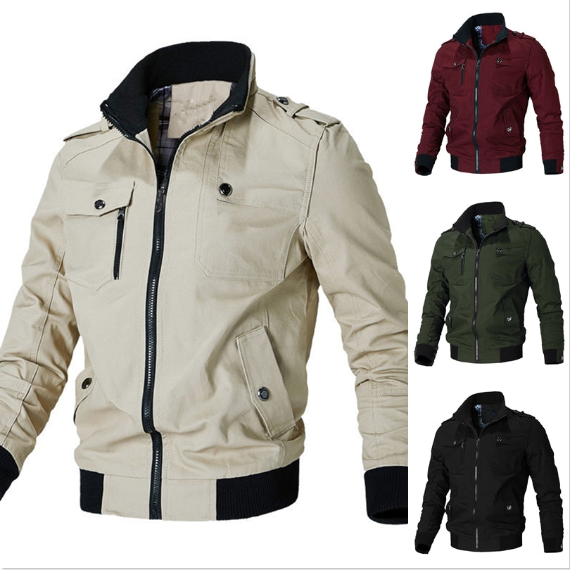 👍🔥 [M-5XL] Új férfi katonai dzseki, strapabíró, kiváló minőségű, meleg