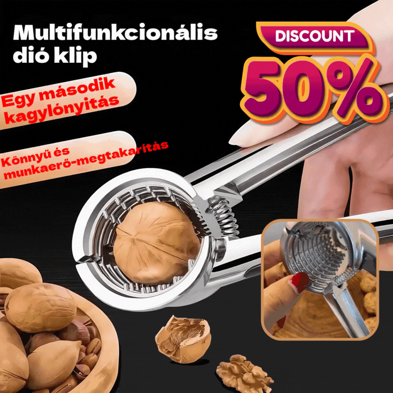 🌰Multifunkcionális alumíniumötvözetből készült diófa csipesz és anyacsipesz