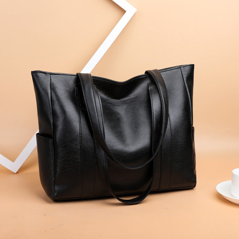 ✨👜【Nagy kapacitású】Női puha bőr válltáska