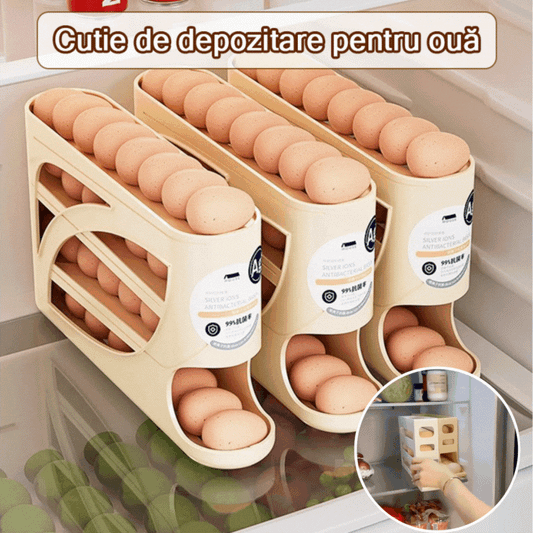 💥🥚Élelmiszeripari minőségű, csúsztatható tojástartó doboz