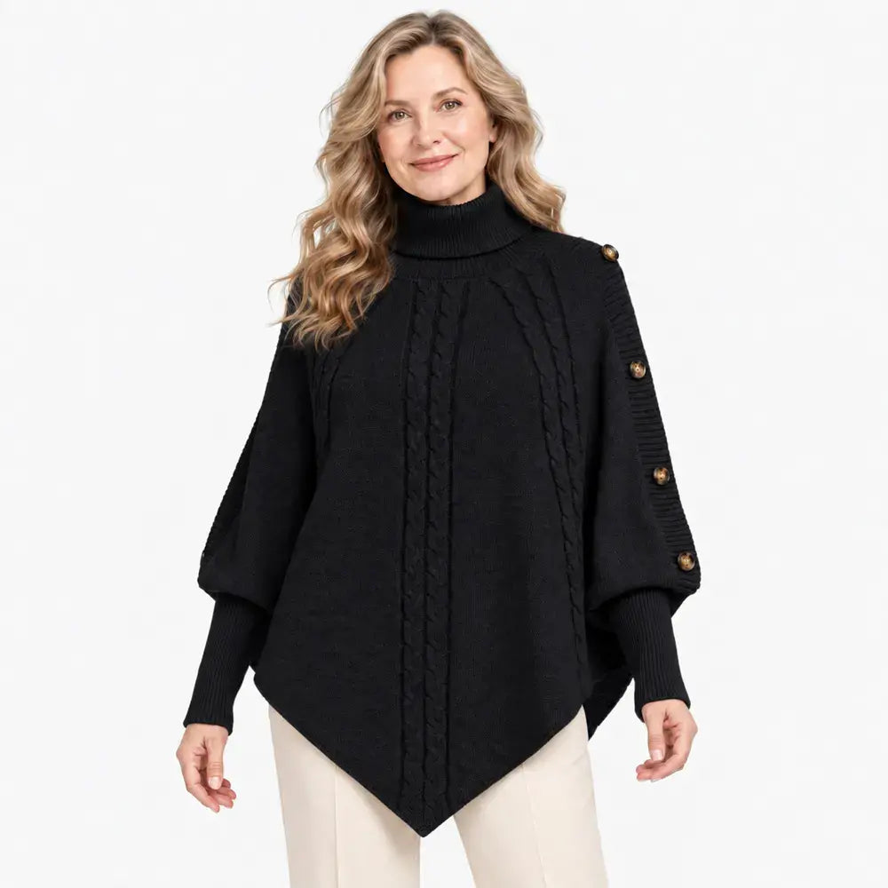 【S-3XL】Kötelező darab ősszel és télen! Ez a meleg kötött köpeny könnyedén elrejti az alakhibákat. ✨