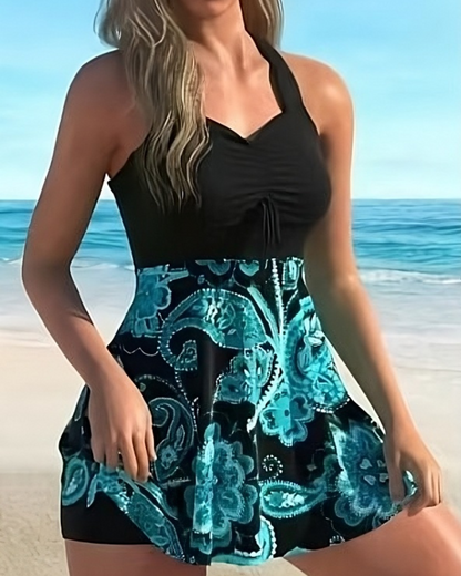 🏖️👙🌴【S-6XL】Κομψό γυναικείο μαγιό με σχέδια για μεγάλα μεγέθη
