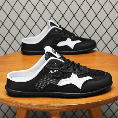 【39-44】Letnie, oddychające, siateczkowe, zakryte klapki sportowe dla mężczyzn🎁Płatność gotówką przy odbiorze