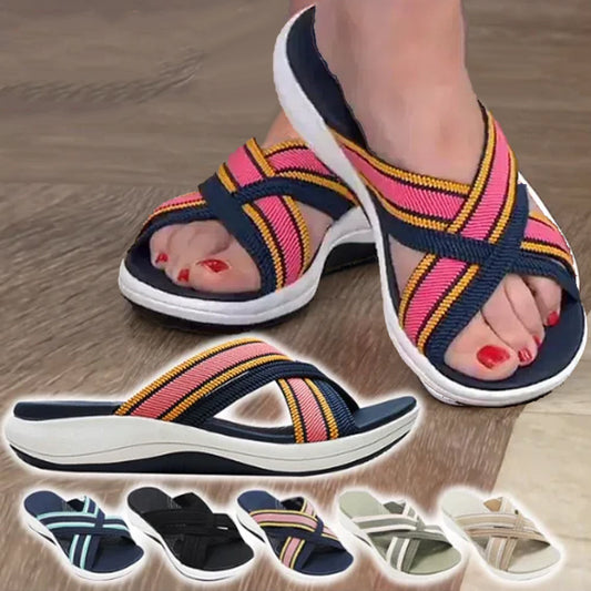 🍃👡【Rozmiary 35-43】2026 Nowe damskie sandały na platformie w dużych rozmiarach na lato