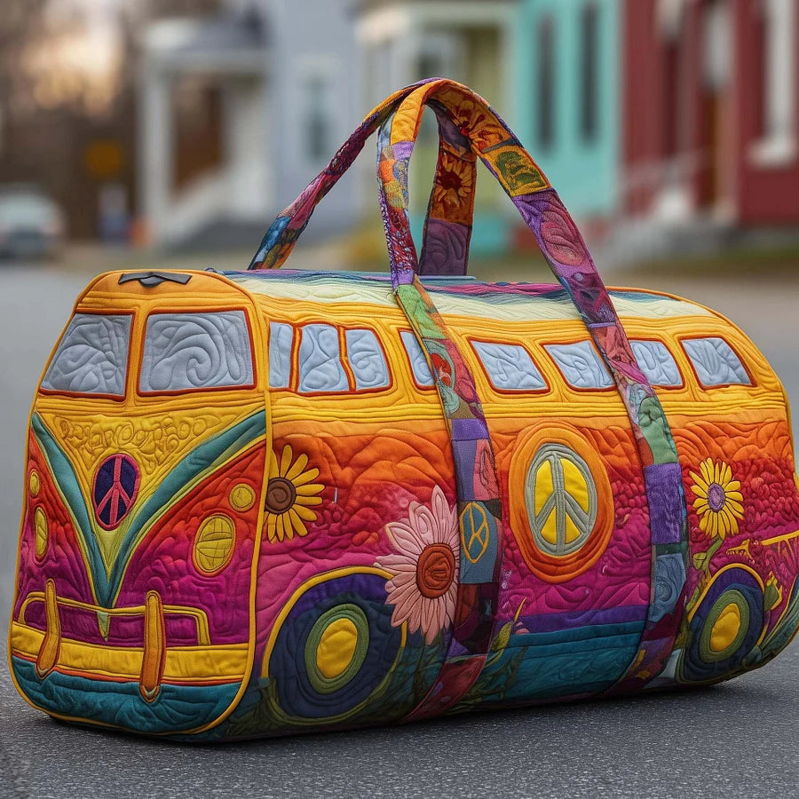 🌸Hippie Van párnázott utazótáska