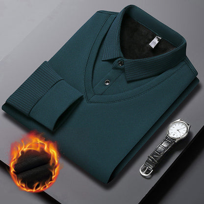 👔【M-4XL】Kétrészes műszálas póló foltvarrásos csíkokkal