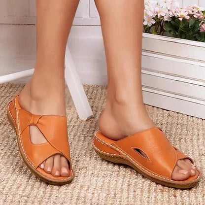 🔥Újdonság, 50% kedvezmény 🎉【35-43】👡Új divatos, lezser és kényelmes puha talpú strandpapucs nőknek