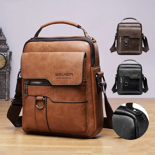 🔥Nuevo bolso de hombro Oxford de cuero para hombre 2026-
