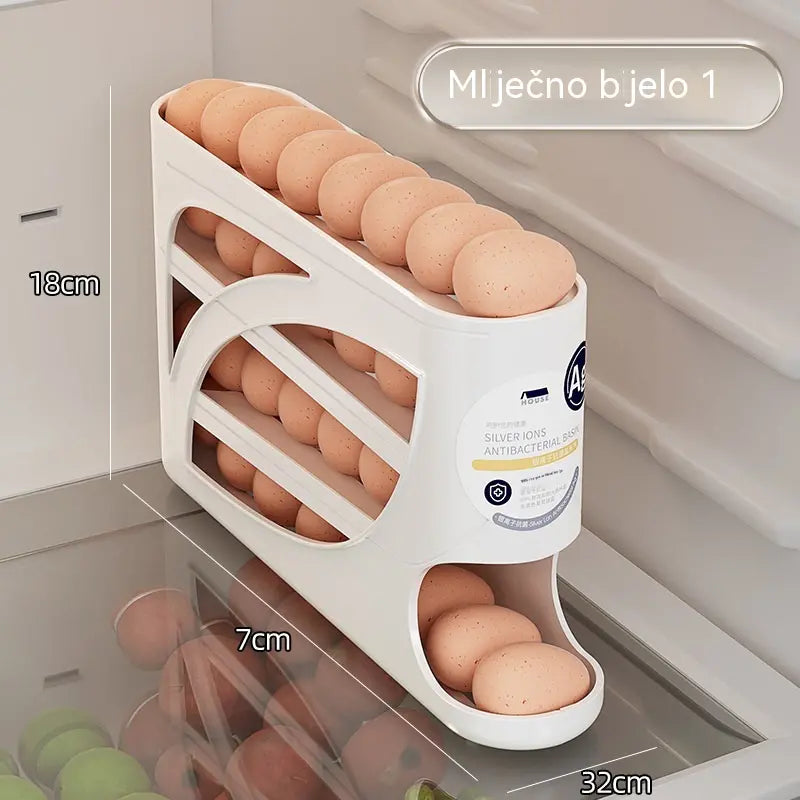 💥🥚Élelmiszeripari minőségű, csúsztatható tojástartó doboz
