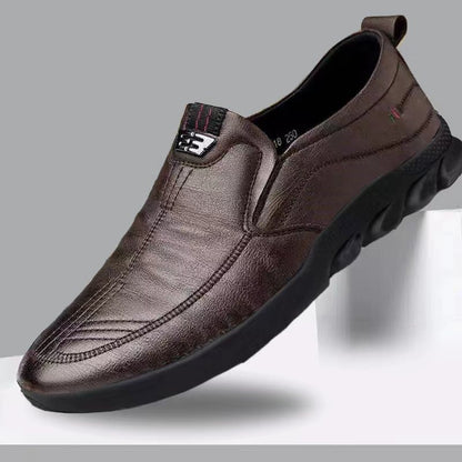 👞Új brit alkalmi cipők, puha talpú✅Kézzel készített válogatott bőrből✅Kopásálló és légáteresztő