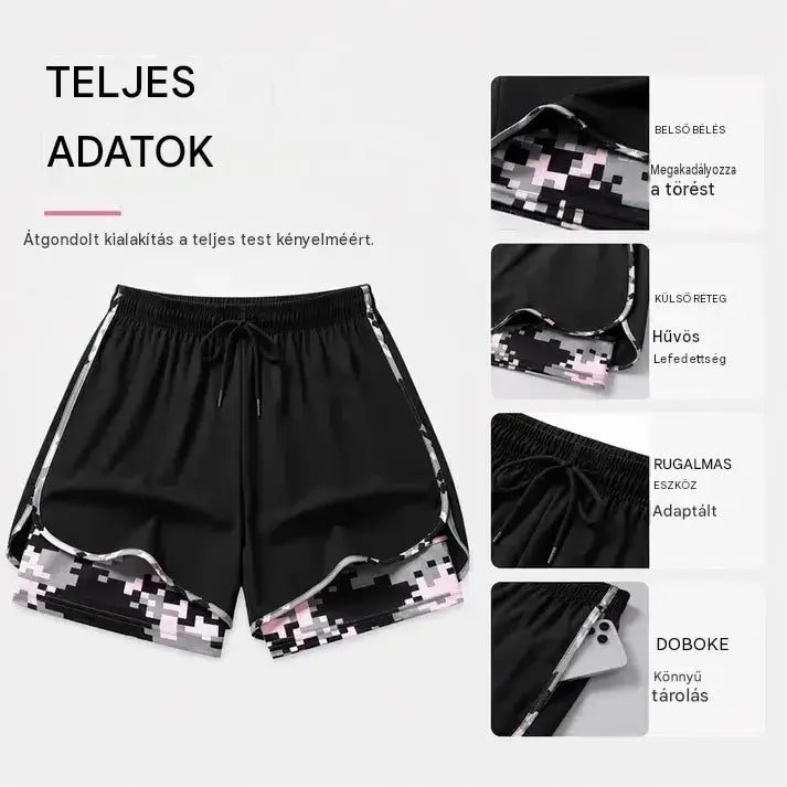 【XS-2XL】📢! ⏰Női lezser sportnadrág beépített béléssel