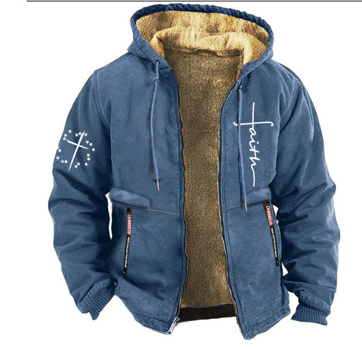 🔥🔥【S–5XL】Férfi vastag polár kabát – meleg, kényelmes és hétköznapi stílus