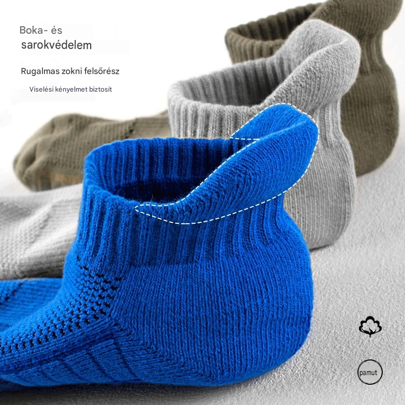 🧦【10 pár/csomag】🧦Továbbfejlesztett férfi légáteresztő zokni, antibakteriális és szagálló - új 2026