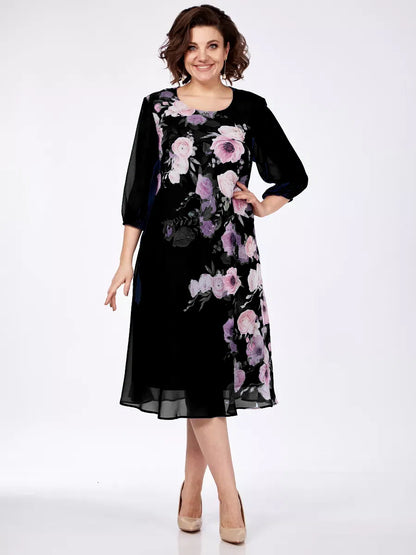 🌸💕【S-5XL】Νέο κομψό φόρεμα με φλοράλ print για την άνοιξη/καλοκαίρι του 2026🌷💃
