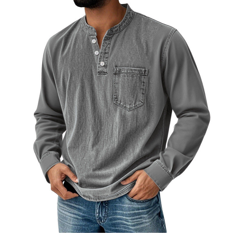 👔 【S-5XL】Męskie, casualowe, modne koszulki na wiosnę/lato