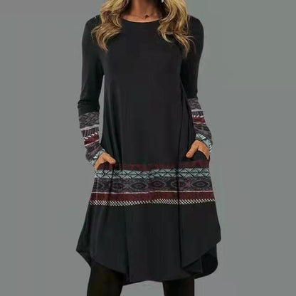 🔥✨ 【S-5XL】Új ruha vintage etnikai stílusban, különféle virágdíszítésekben