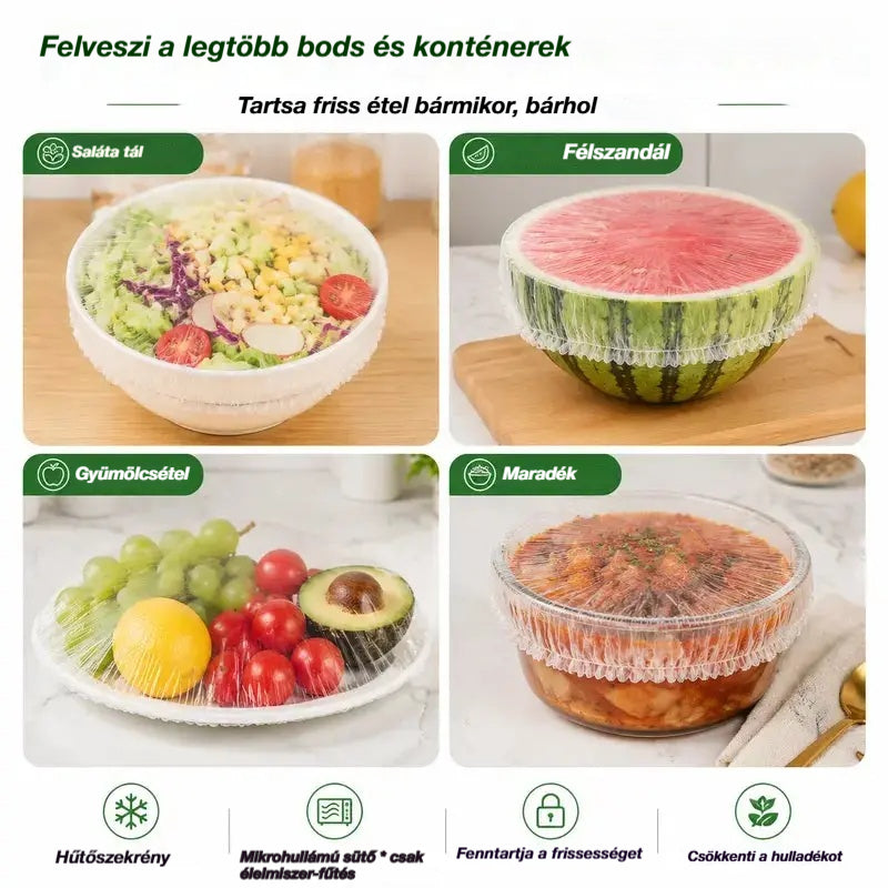 ⏳50% kedvezmény🔥【300 darab】 8900 Ft🎉Minél többet vásárolsz, annál többet spórolsz🎁Eldobható, rugalmas ételvédők, tálakhoz és tányérokhoz alkalmasak