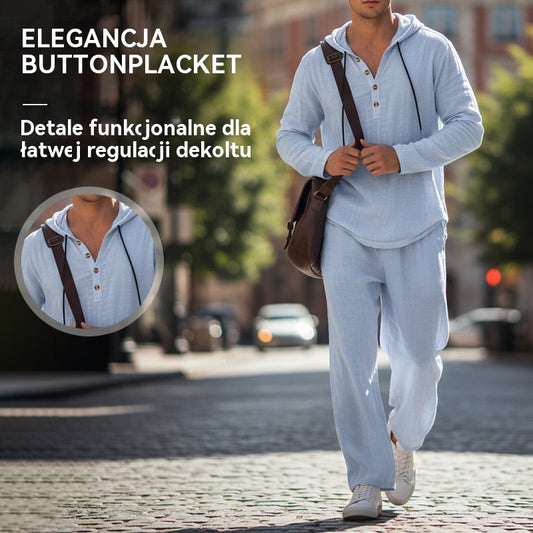 📢🔥 2026 Nowy męski garnitur casualowy, top + spodnie ✅️Płatność przy odbiorze