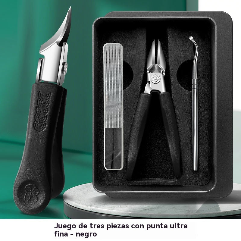 🔥【Újdonság, 50% kedvezmény】 Fröccsenésgátló körömvágó 25°-os szögben döntött éllel (3 darabos készlet)