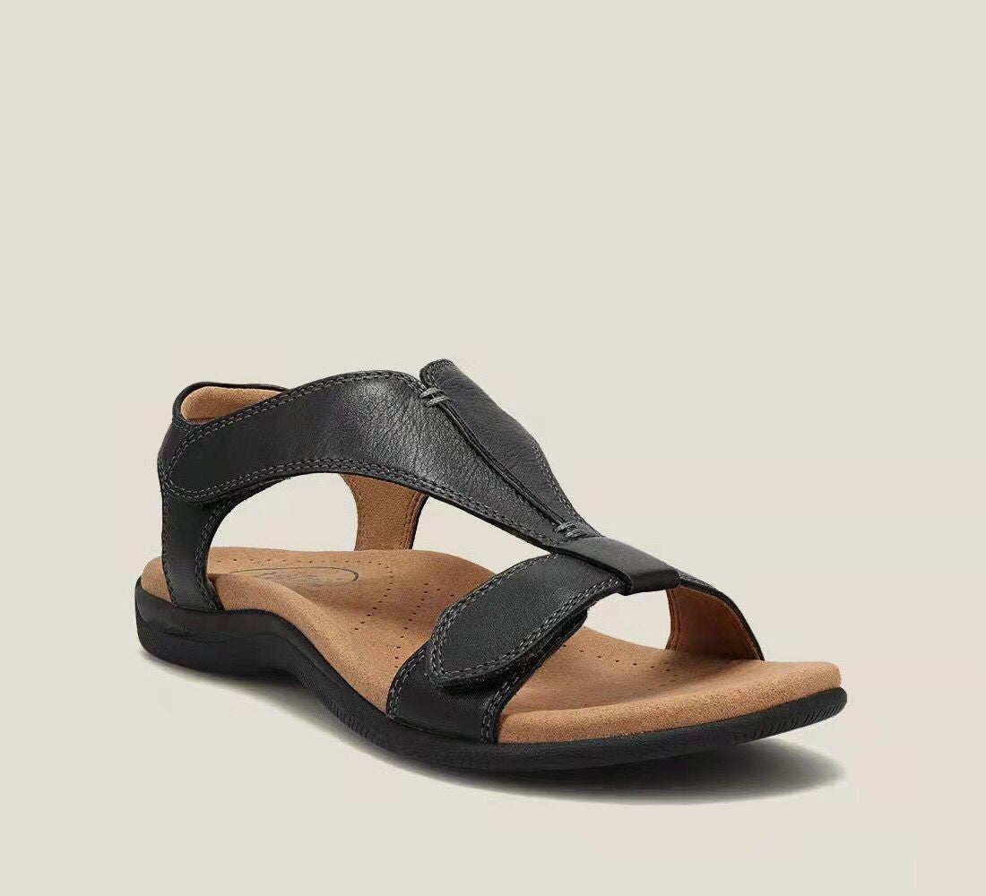 ✨ Puha valódi bőr női szandál vastag talppal – kényelem és stílus egyben! 👡-4349743