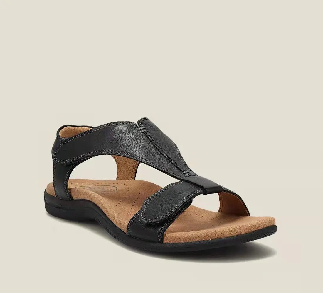 ✨ Puha valódi bőr női szandál vastag talppal – kényelem és stílus egyben! 👡-4349743