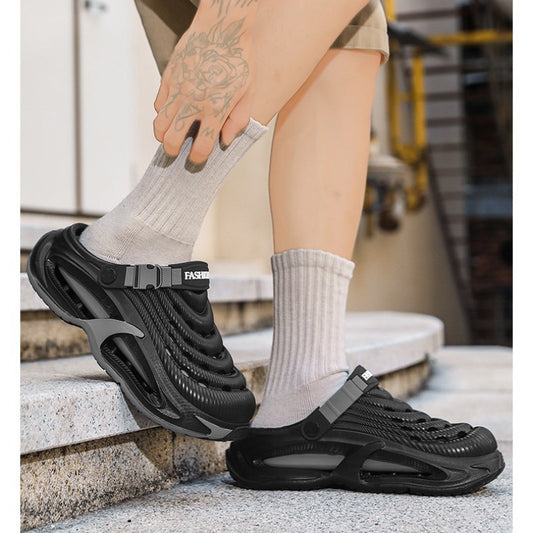 👟50% zniżki w ofercie specjalnej🌬️ Męskie sandały wielofunkcyjne 2 w 1 – pogrubiona podeszwa EVA, antypoślizgowe, ultralekkie, oddychające i wygodne🏃‍♂️