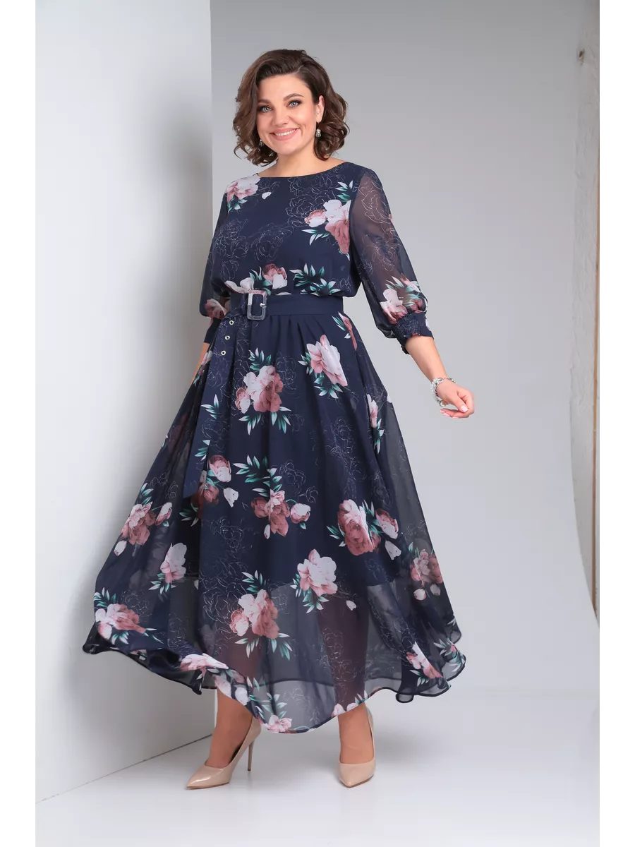 👗【S-5XL】2026 Új tavaszi mintás ruha