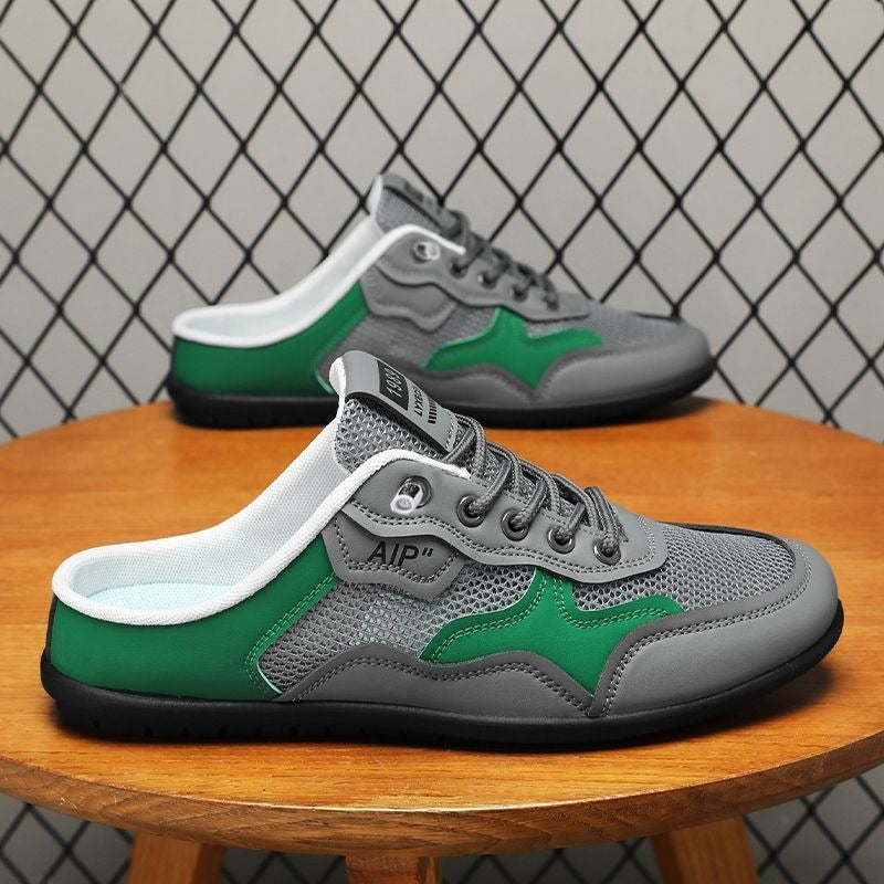 【39-44】Letnie, oddychające, siateczkowe, zakryte klapki sportowe dla mężczyzn🎁Płatność gotówką przy odbiorze