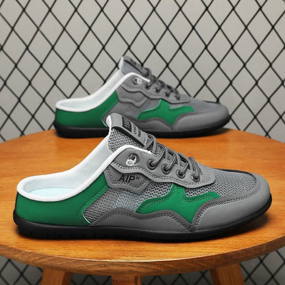 【39-44】Letnie, oddychające, siateczkowe, zakryte klapki sportowe dla mężczyzn🎁Płatność gotówką przy odbiorze