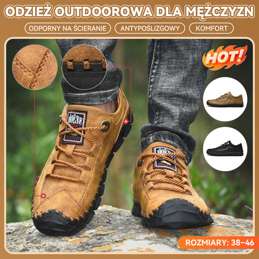 【Buty męskie sprzedają się dobrze】【38-46】Męskie buty outdoorowe typu low-top (duże rozmiary) — wytrzymałe i antypoślizgowe