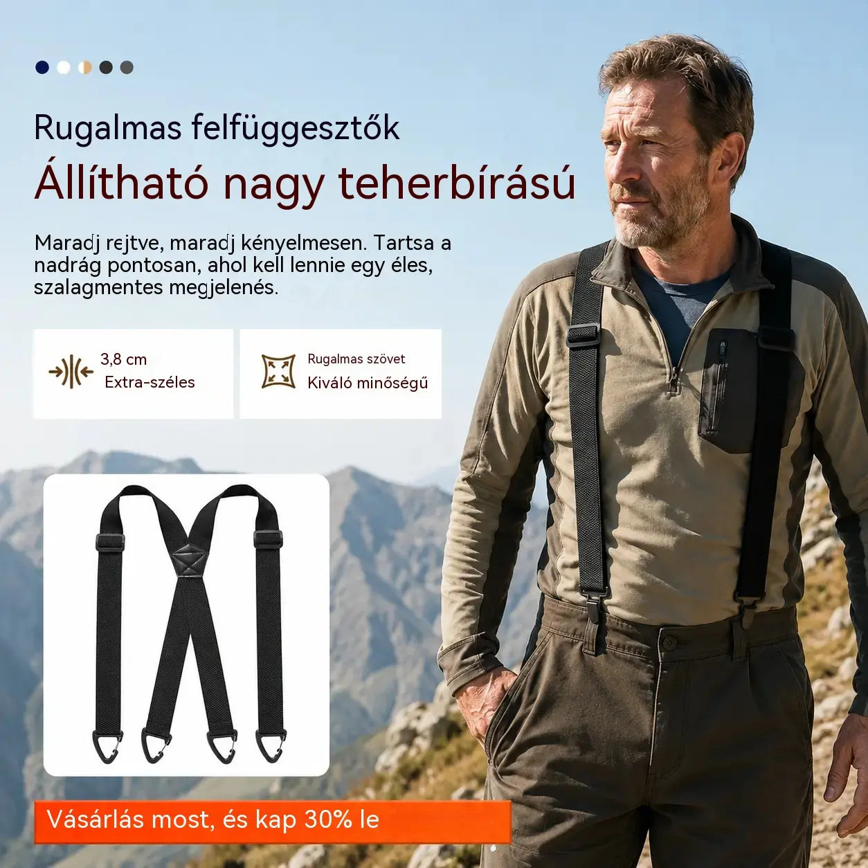 📢📢50% KEDVEZMÉNY! 🧷Férfi hátkeresztes testtartásjavító fűző, csatos🧷