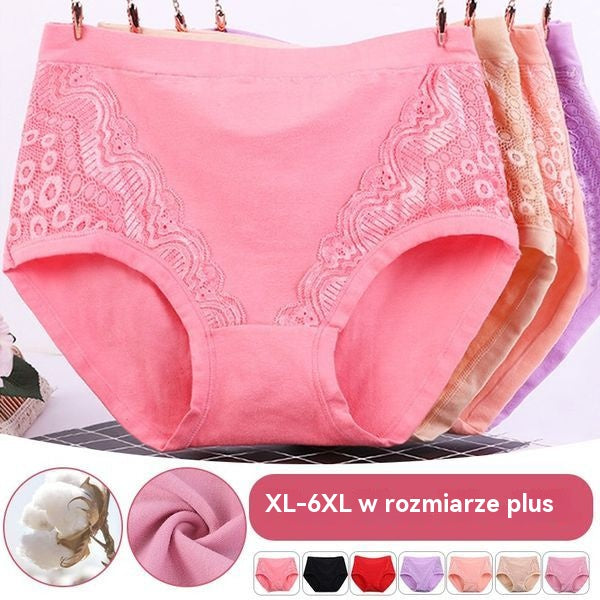 【5 sztuk 109 zł】Majtki damskie z nieprzepuszczalnej bawełny z wysokim stanem