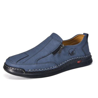 【Buty męskie sprzedają się dobrze】【38-48】2026 Nowe, męskie, skórzane, casualowe buty z miękką podeszwą w dużych rozmiarach