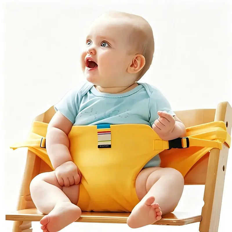 👶 Nélkülözhetetlen termék a gyermekek útközbeni etetéséhez! Biztonsági öv a hordozható etetőszékhez, egy kattintással használatra kész, esésvédelemmel! ✨🎒-4348695