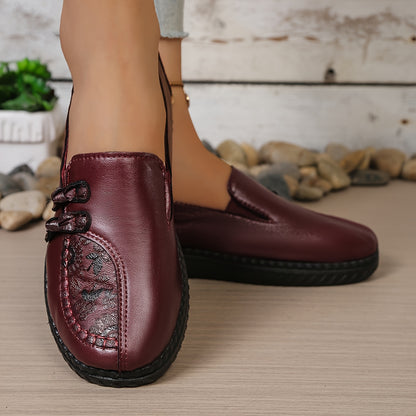 ✨50% kedvezmény✨【35-42】 Női bőr, csúszásmentes, vízálló cipő, puha talppal