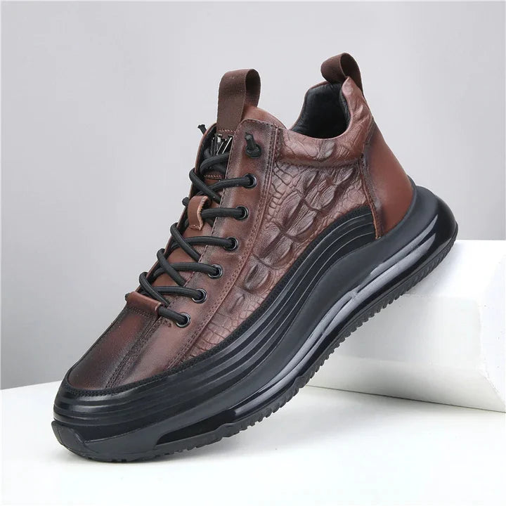 👞【38-48】🐊Luxus olasz sportcipők krokodilmintával