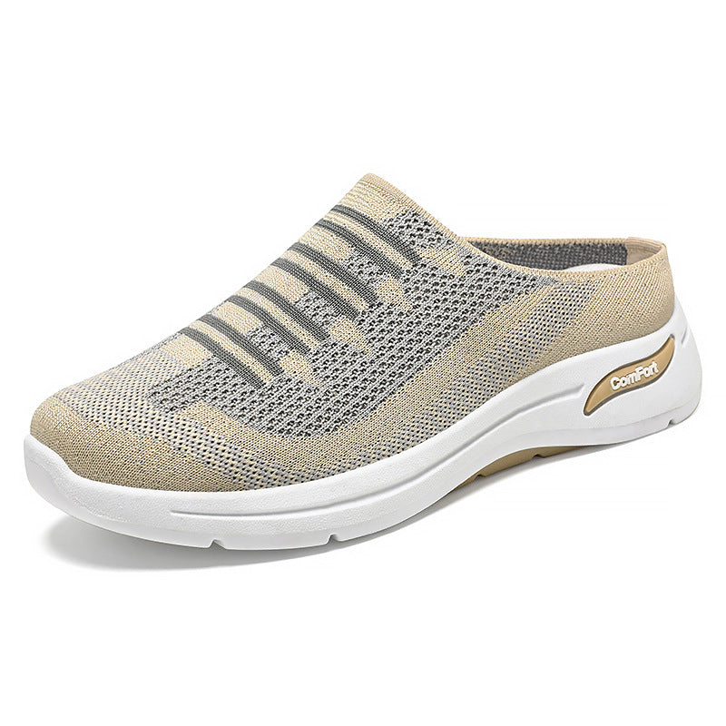 【36-41】🔥Ostatnia oferta - 50% zniżki - Wygodne i lekkie damskie wsuwane trampki z siateczki