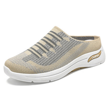 【36-41】🔥Ostatnia oferta - 50% zniżki - Wygodne i lekkie damskie wsuwane trampki z siateczki