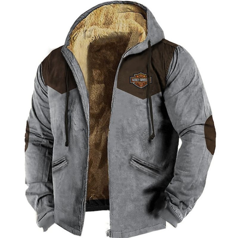👍🧥【M-5XL】 Chaqueta suelta de terciopelo grueso para hombre, otoño e invierno